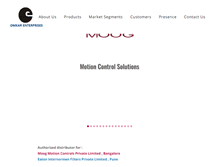 Tablet Screenshot of omkarenterprises.net